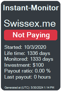 swissex.me Monitored by Instant-Monitor.com