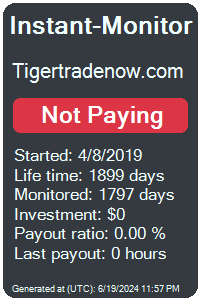 tigertradenow.com Monitored by Instant-Monitor.com