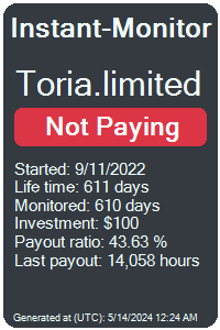 toria.limited Monitored by Instant-Monitor.com