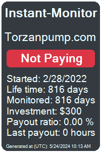 torzanpump.com Monitored by Instant-Monitor.com