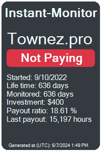 townez.pro Monitored by Instant-Monitor.com