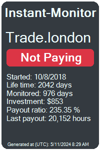 trade.london Monitored by Instant-Monitor.com