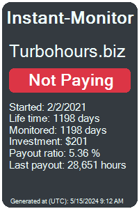turbohours.biz Monitored by Instant-Monitor.com