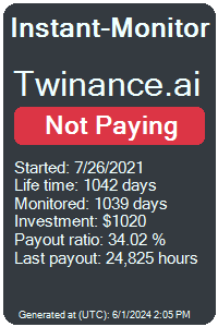 twinance.ai Monitored by Instant-Monitor.com