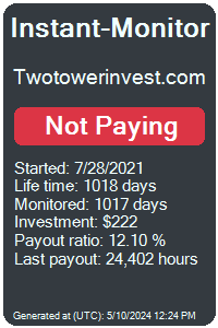 twotowerinvest.com Monitored by Instant-Monitor.com