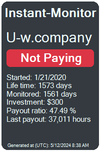 u-w.company Monitored by Instant-Monitor.com