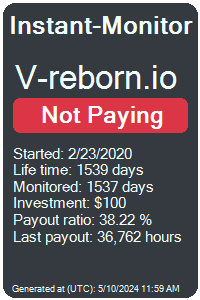 v-reborn.io Monitored by Instant-Monitor.com