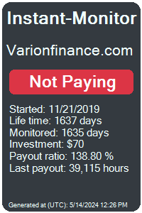 varionfinance.com Monitored by Instant-Monitor.com