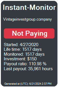 vintageinvestgroup.company Monitored by Instant-Monitor.com