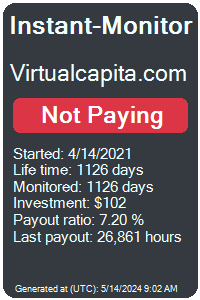 virtualcapita.com Monitored by Instant-Monitor.com