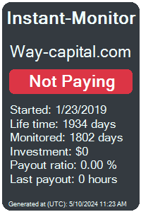 way-capital.com Monitored by Instant-Monitor.com
