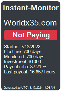 worldx35.com Monitored by Instant-Monitor.com
