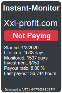 xxl-profit.com Monitored by Instant-Monitor.com