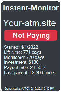 your-atm.site Monitored by Instant-Monitor.com