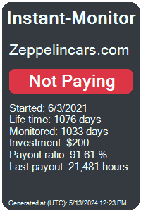 zeppelincars.com Monitored by Instant-Monitor.com