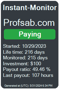 profsab.com Monitored by Instant-Monitor.com