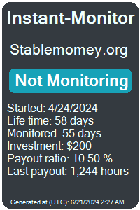 stablemomey.org Monitored by Instant-Monitor.com