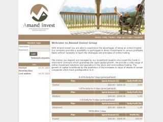 amandinvest.com comments, status, review, legit, scam, paying, votes, review