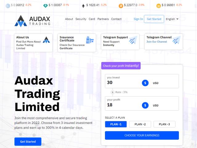 AUDAXTRADING - audaxtrading.net