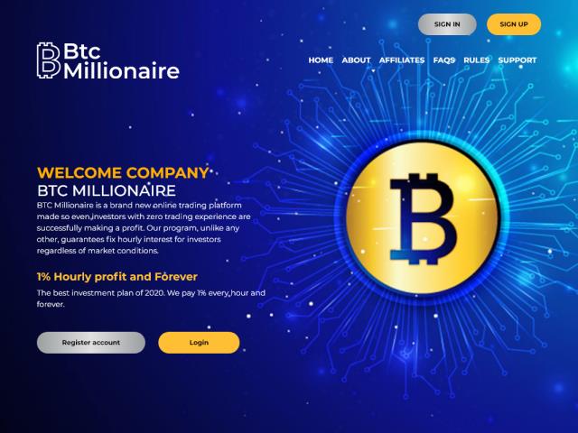 BTCMILLIONAIRE - btcmillionaire.io