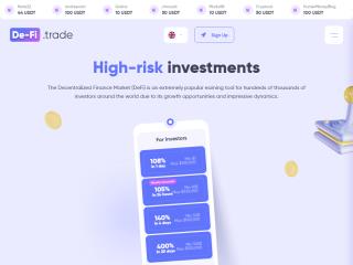 de-fi.trade comments, status, review, legit, scam, paying, votes, review