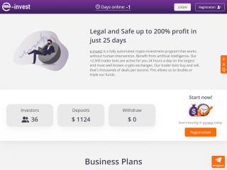 e-invest.me comments, status, review, legit, scam, paying, votes, review