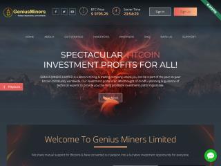 geniusminers.com comments, status, review, legit, scam, paying, votes, review