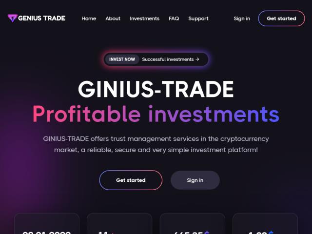 GINIUS-TRADE - ginius-trade.io