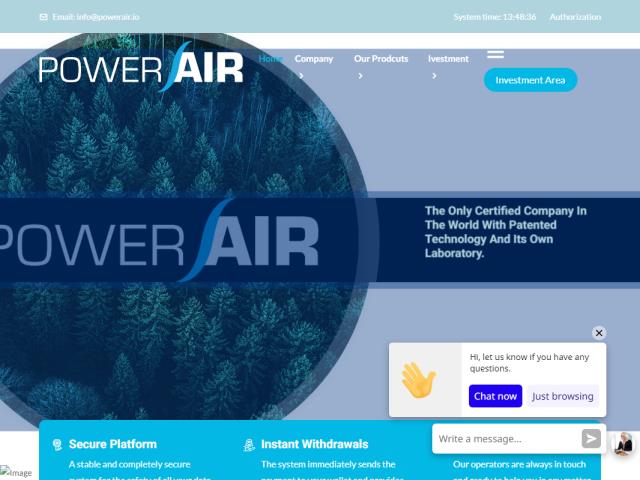 POWERAIR - powerair.io