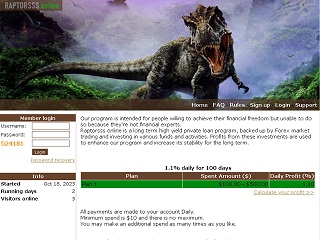 raptorsss.online comments, status, review, legit, scam, paying, votes, review