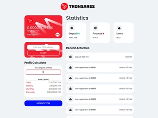 tronsares.com comments, status, review, legit, scam, paying, votes, review