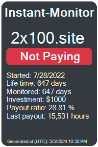 2x100.site Monitored by Instant-Monitor.com