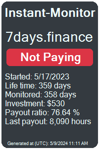 https://instant-monitor.com/Projects/Details/7days.finance