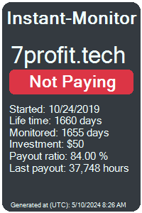 7profit.tech Monitored by Instant-Monitor.com