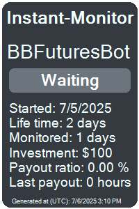 BBFuturesBot Monitored by Instant-Monitor.com