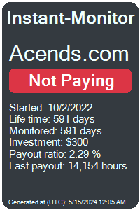 acends.com Monitored by Instant-Monitor.com