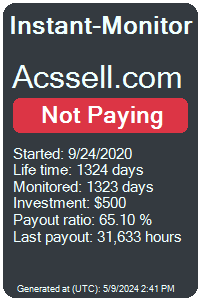 acssell.com Monitored by Instant-Monitor.com
