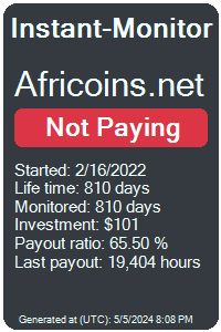 africoins.net Monitored by Instant-Monitor.com