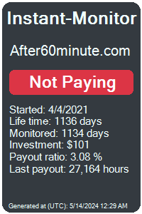 after60minute.com Monitored by Instant-Monitor.com