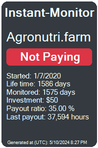 agronutri.farm Monitored by Instant-Monitor.com