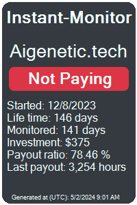 aigenetic.tech Monitored by Instant-Monitor.com