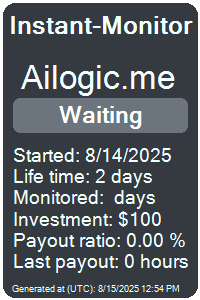 ailogic.me Monitored by Instant-Monitor.com