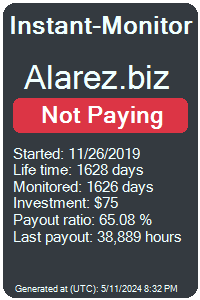 alarez.biz Monitored by Instant-Monitor.com