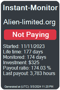 alien-limited.org Monitored by Instant-Monitor.com