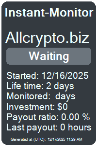 allcrypto.biz Monitored by Instant-Monitor.com