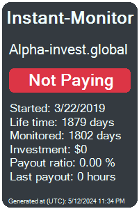 alpha-invest.global Monitored by Instant-Monitor.com