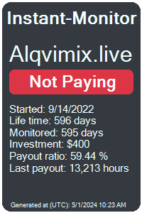 alqvimix.live Monitored by Instant-Monitor.com