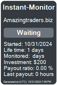 amazingtraders.biz Monitored by Instant-Monitor.com