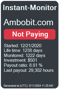 ambobit.com Monitored by Instant-Monitor.com