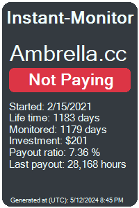 ambrella.cc Monitored by Instant-Monitor.com